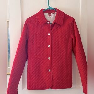 Valerie Stevens Red Quilted Jacket
